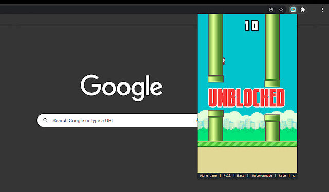flappy bird unblocked extension