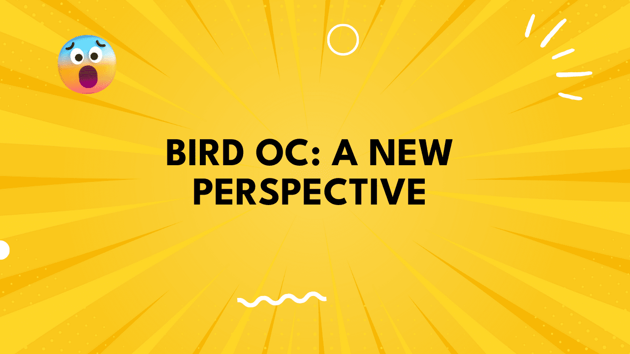 Bird OC: A New Perspective